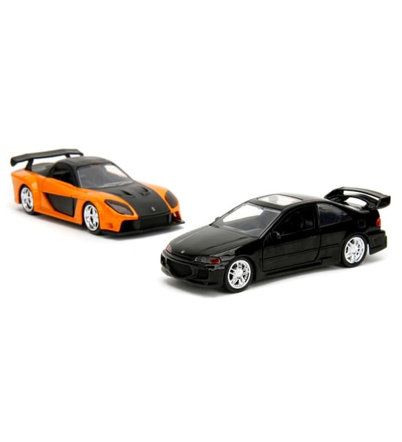 Jada 1:32 Fast & Furious Legacy Series Twin Pack W1/1 Heist Honda