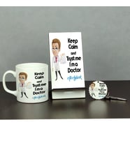 Doctor Üçlü Set (Kupa + Telefon Standı + Anahtarlık)