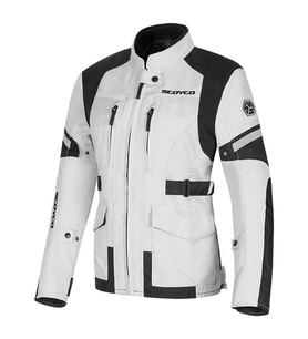 Motosiklet Kadın Montu 4 Mevsim Uzun Oxford 600-d Dayanıklı Kumaş Women Motor Mont Grey