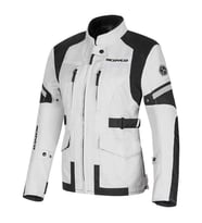Motosiklet Kadın Montu 4 Mevsim Uzun Oxford 600-d Dayanıklı Kumaş Women Motor Mont Grey