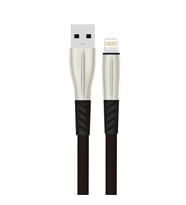 S89 Metal Uçlu Lightning Kablo İphone Uyumlu 1m 2.4a - Siyah