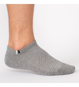 Plus Scorpion Erkek Pamuklu Sneaker Çorap 3’lü Paket – 40-44 Numara – Mavi / Gri / Yeşil – Nefes Ala (Gri)