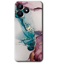 Realme C53 Kılıf HD Desen Baskılı Kılıf - Liquid Mermer