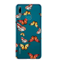 PrintiFy Huawei P Smart 2019 ile Uyumlu 1mm Slim Fit Water Color 2 Baskılı Şeffaf  Kılıf