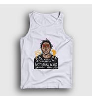 Presmono Unisex Beyaz Kendrick Lamar Atlet 350523tt