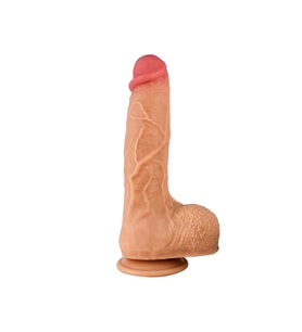 Pembe Tilki H097 Vantuzlu Realistik Dildo 24 cm