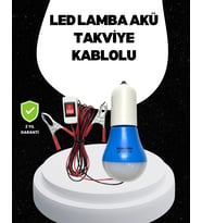 Araç Akü Bağlantılı 12v Led Ampul Pratik Işık Çözümü