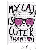 My Cat İs Cuter Than You Kedi Puzzle 240 Parça Yapboz