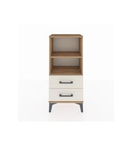 Arges Komodin 2 Raflı 2 Çekmeceli 44x30x96 Çam-Aytaşı