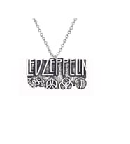 Led Zeppelin Müzik Grubu Unisex Kolye (Gümüş)