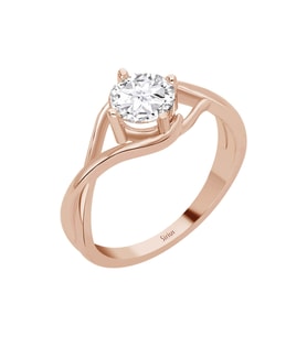 Beyaz Topaz Taşlı Moana Yüzük 0702R0048