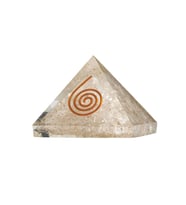 Selenit Doğal Taş Organit Piramit - 3cm (Karışık)