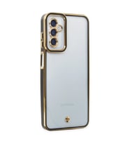 Samsung Galaxy M23 Kılıf Liva Lens Silikon - Siyah
