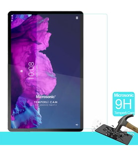 Microsonic Lenovo Tab P11 TB-J606F Tempered Glass Cam Ekran Koruyucu (Renksiz)