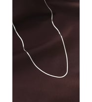 Çelik Gümüş Renk 60 cm İnce İtalyan Zincir Kolye - TJ-BKO6226