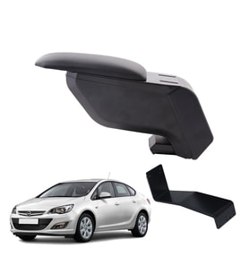 Opel Astra J 2018 Sedan Delmesiz Çelik Ayaklı Siyah Kolçak Kol Dayama