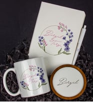Kişiye Özel Defter Kalem Kupa Ve Bardak Altlığı Hediye Seti 103843 (Model 1)