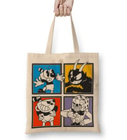 Cuphead Characters Bez Çanta Uzun Saplı