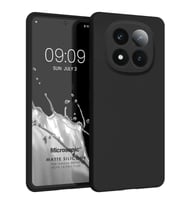 Microsonic Matte Silicone Xiaomi Redmi Note 14 Pro 5G Kılıf Siyah