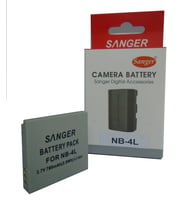 Sanger, Canon NB-4L Batarya