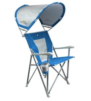 Gci Outdoor SunShade Captain's Chair Güneşlikli Katlanır Plaj Sandalyesi Mavi