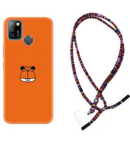 INFINIX Smart 4 5 6 Zero 8 S5 Pro Kılıf Boyun Asklı Rasta Silikon Garfi 1733
