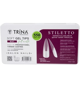 Trina Soft Jel Takma Tırnak - Stilletto (FULL MAT) 550' Li - 23
