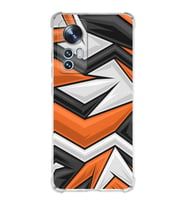 Xiaomi Mi 12 Uyumlu Köşe Korumalı Antişok Kapak Grafiti Tasarımlı Şeffaf Silikon Kılıf