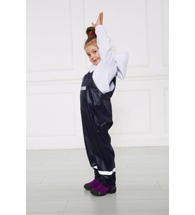 Çocuk Unisex Yağmur Tulumu Lacivert - Yağmur Pantolonu