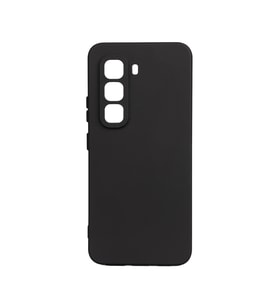 İnfinix Hot 50 Pro 4G Kılıf Lüx Kamera Koruma Çıkıntılı Soft Silikon (Siyah)