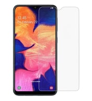 Samsung Galaxy A10 Uyumlu Ekran Koruyucu Screen Protector Tempered Glass Kristal Netliğinde %100 HD Görüntü, Yüksek Kalite Kırılmaz Temperli Cam (Şeffaf)