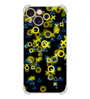 PrintiFy Apple iPhone 15 Plus (Kamera Korumalı) Uyumlu Köşe Korumalı Semboller Kılıf
