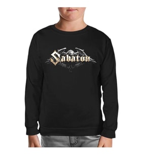 Sabaton - Logo Siyah Çocuk Sweatshirt