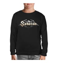 Sabaton - Logo Siyah Çocuk Sweatshirt