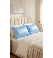 Parlak Saten Yastık Kılıfı 50x70 cm 2'li Set