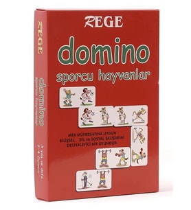 Sporcu Hayvanlar Domino Kartları Rege