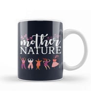 Girl Power Mother Nature Kupa Bardak Porselen