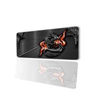 SonicTouch Ejder Desenli Kaymaz Gaming Oyuncu Masaüstü Dikişsiz Klavye Mouse Pad 32x70Cm