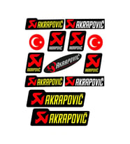 AKRAPOVİÇ A4 STİCKER - ETİKET