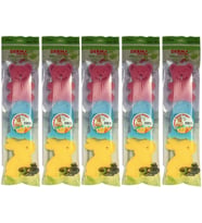 Derma Naturel 3 Lü Renkli Bebek Banyo Süngeri (5 Li Set)