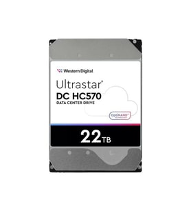 WD 22TB Ultrastar DC HC570 0F48155 512MB 7200RPM DAATCENTRE SAS DİSK