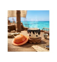 One Piece Monkey D. Luffy Hasır Şapkalı Kapaklı Seramik Kupa Hediyelik