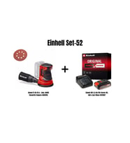 Einhell Set-52(Einhell TE-RS 18 Li - Solo, Akülü Eksantrik Zımpara+2,5 Ah Akü & Şarj Cihazı)