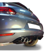 Volkswagen Scirocco (2009-2014) Arka Tampon Eki - Difüzör (Plastik)