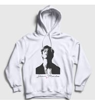 Presmono Unisex Beyaz Shawn Mendes Kapüşonlu Sweatshirt 231460tt