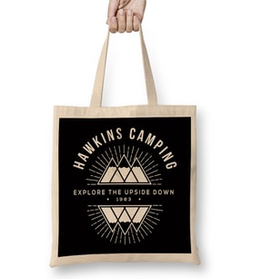 Hawkins Camping Explore Stranger Things Bez Çanta Uzun Saplı