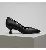 Kindep (Park Moda) Kısa Topuklu (4 cm) Günlük Kadın Ayakkabı SİYAH