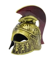 Metal Gold Leonidas Sparta Miğferi Biblo 10 cm (Karışık)