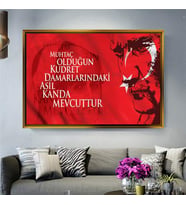 Altın Çerçeveli dekoratif tablo l1178 (Gold)