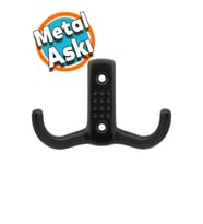 5 Adet Siyah Noktalı Askı Metal Askı Portmanto Askılık Dolap Mobilya Askısı Siyah (vidalar Dahil)